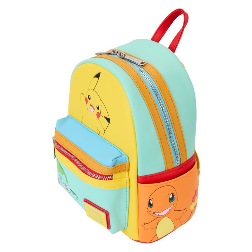 Pokemon Color Block Starters Mini Backpack - Picture 3 of 5